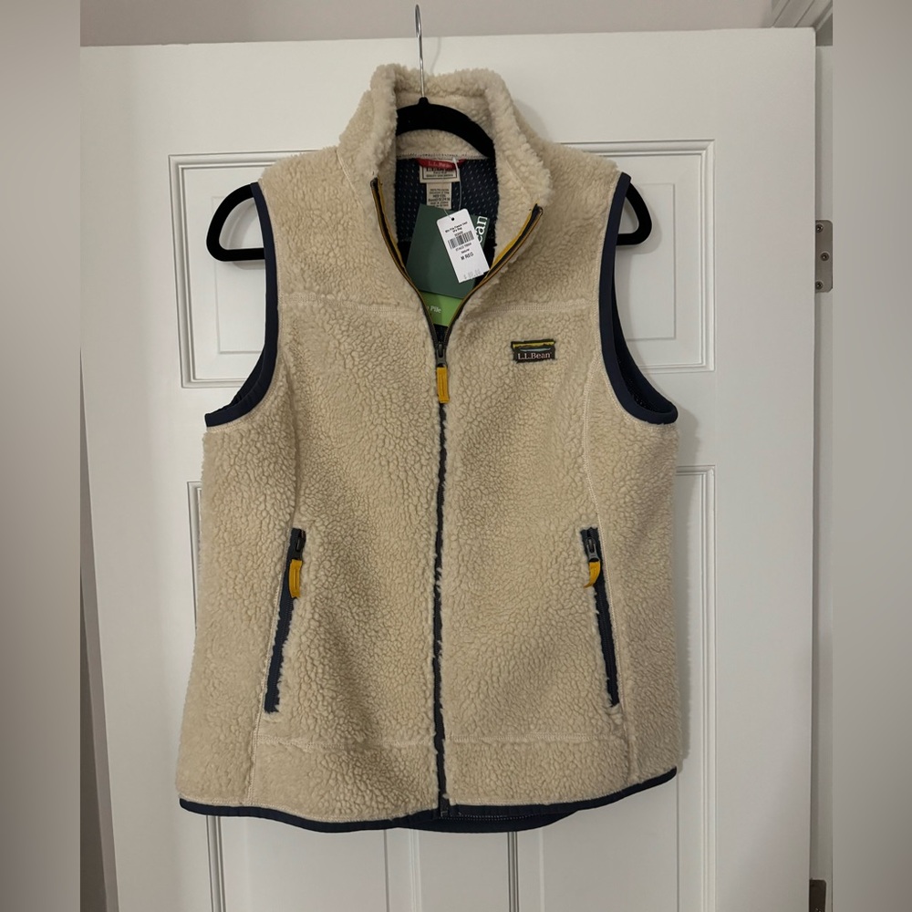NWT LLBean Mountain Pile Vest Medium